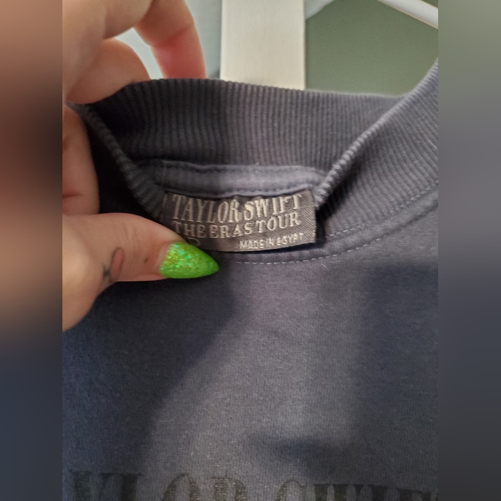 SOLD - Taylor Swift Navy Eras Tour Sweatshirt - Picture 5 of 9